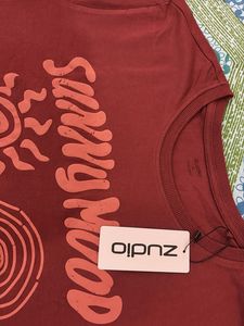 Zudio Sunny Mood Graphic Tee