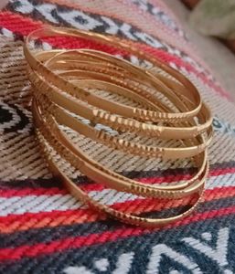 Golden Bangle Set