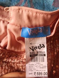 Blouse Partywear, Tshirt Heavy, Nude Color,