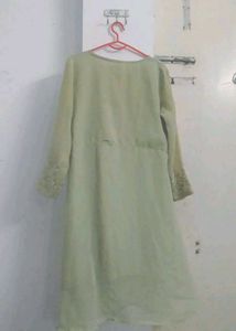 Embroidered Georgette Kurta