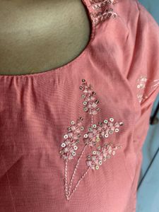 Elegant Embroidered Kurta