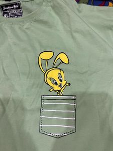 Tweety Print Crop Top