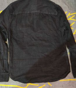 Zara Black Denim Shirt