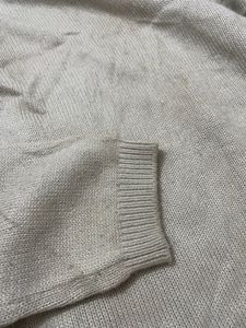 Knitted Lightweight Off White Sweater