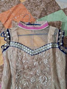 Embroidered Straight Long Kurta