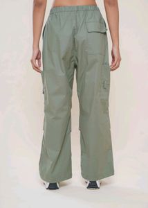 New Me Olive Cargos For Women