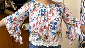 Floral Off Shoulder Top