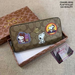 COACH X PEANUT LONG ZIPPER WALLET