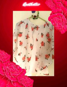 WOW 🌹 Rose fluffy Top (Double Layer)🌹🧺🌹🧺🌹🧺