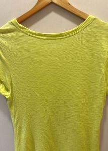 Calvin Klein Neon Yellow Pocket Tee
