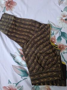 Brown Printed Saree