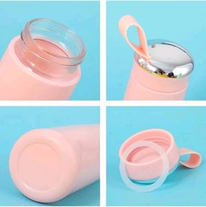 Nice Premium Glass Water Bottle, 400ml