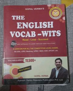Gopal Verma English Vocabulary Book