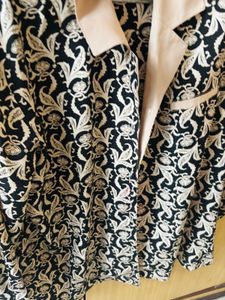 Vintage Paisley Print Blazer