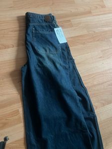 Trendy Wide Leg Denim Jeans