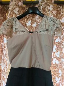 Elegant Lace Detail Dress