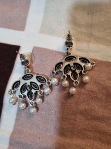 Rani Color Stone Studded Drop Earings