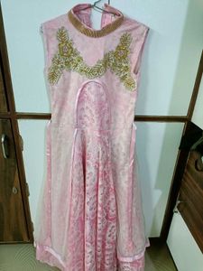 beautiful baby pink kurta/gown