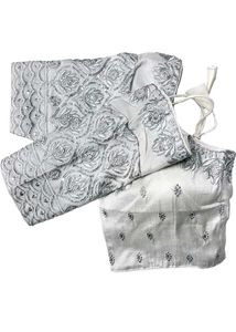 Silver Embellished Blouse