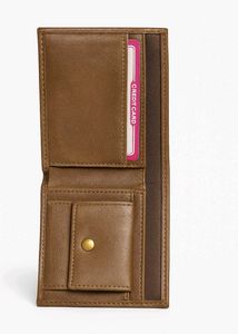 Mans Wellet Virgin Leather 2 Fold
