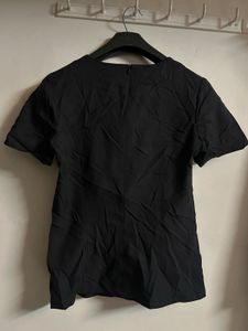 Classic Black Short Sleeve Top