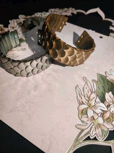 Vintage Scale Cuff Bracelets