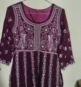 Elegant Embroidered Kurta