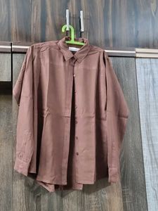 Brown Shirt Top