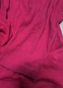 Pink Cardigan with Striped Tank