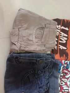 Tshirts And Jeans Shorts