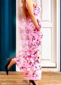 V-Neck Relaxed Fit Jumpsuit