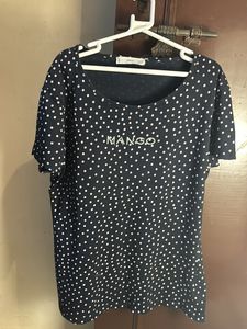 Mango Polka Dot T-shirt