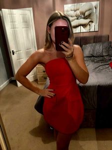 Bandeau Strapless Mini Dress
