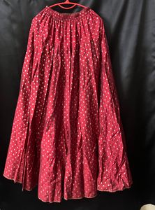 Red Lehenga Skirt