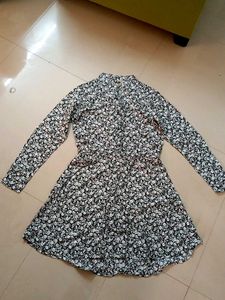 New Knee Length Dress Black