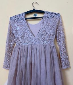 Elegant Lace &amp; Tulle Dress