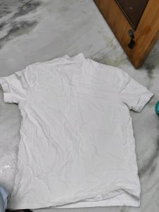 White H&amp;M Polo Shirt