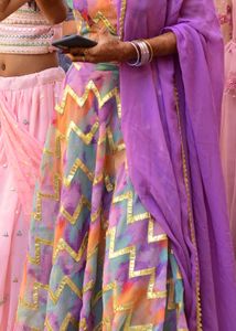 Colorful Lehenga Skirt Set