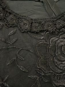 Vintage Imported Elegant Black Dress