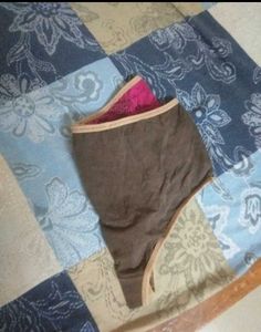 Lace Trim Brown Ladies Panty