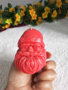 Christmas Santa Candle