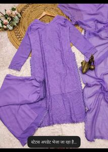 Elegant White Kurta Set 1200 price