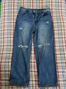 Ripped Knee Jeans - Size 6