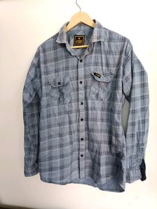 M Size Check Shirt
