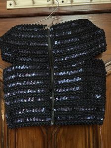 Sequin Embellished Cropped Top