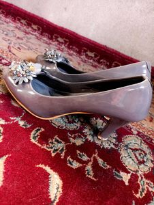Grey Partywear Heels