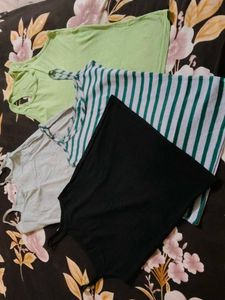 Combo Of 4 Tank Top Bundle/inner Wear