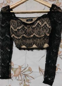 Lace Crop Tops