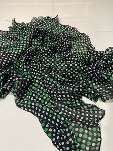 Green Printed Square Scarf