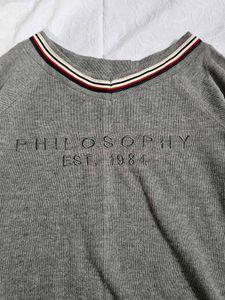 V Neck Sweatshirt